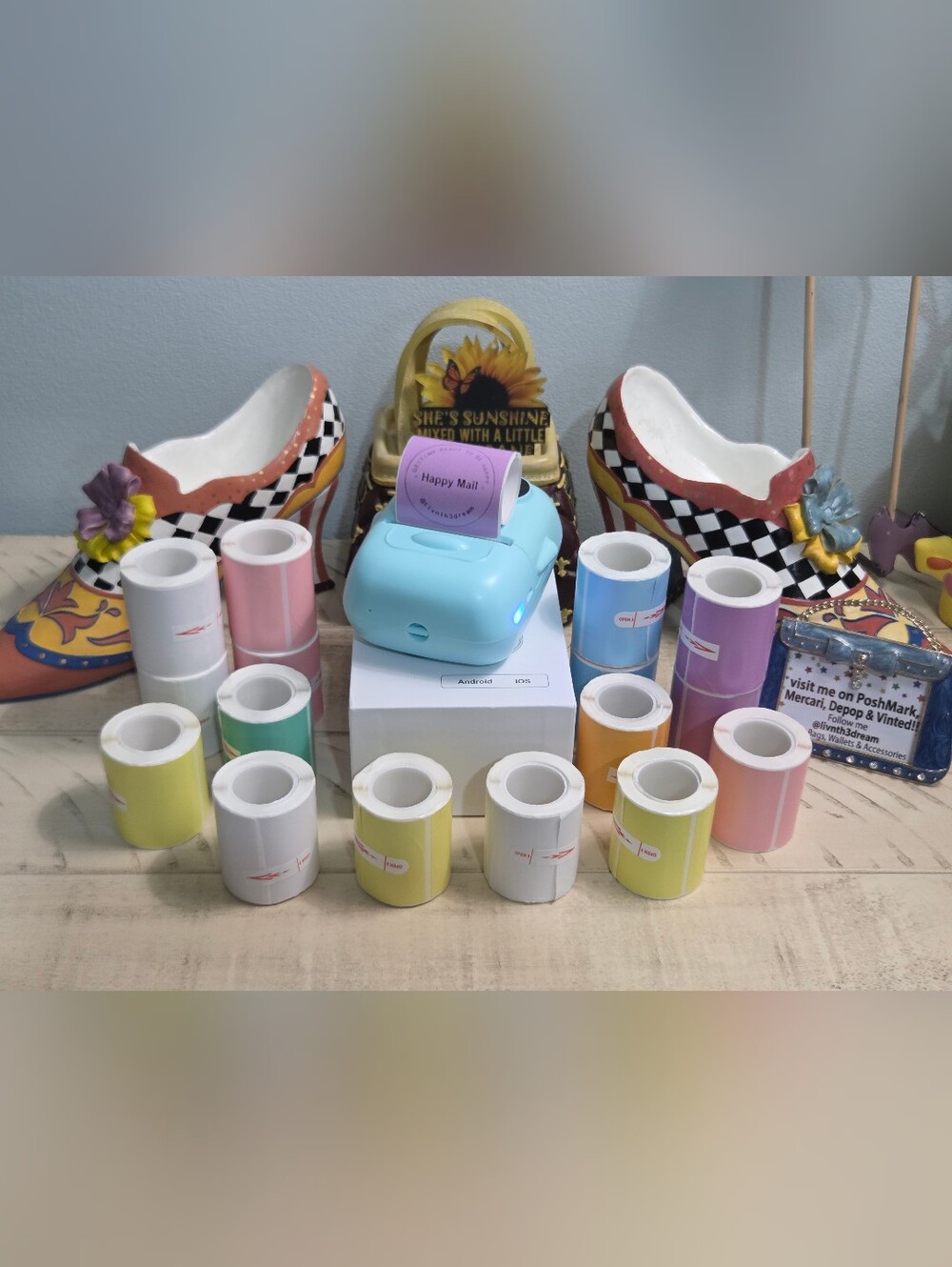 Custom Selling Platform Stickers | 120 Pcs Personalized Packaging Labels